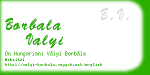 borbala valyi business card
